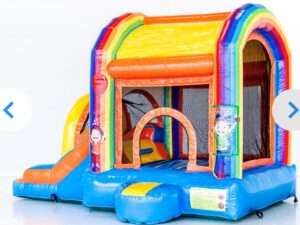 Blue Party Hüpfburg Blue Party