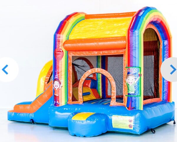 Blue Party Hüpfburg Blue Party