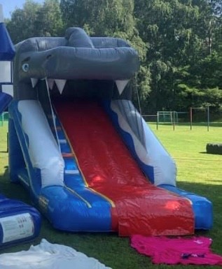 Rutsche Hai Hüpfburg Rutsche Hai